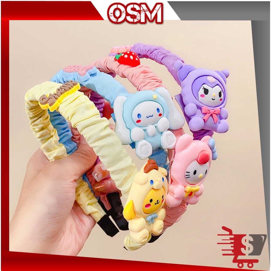 OSM - F6103 ที่คาดผมเครื่องประดับผมแฟชั่น / ที่คาดผมตัวละคร Sanrio / ที่คาดผมแฟชั่นเกาหลีน่ารัก / ที