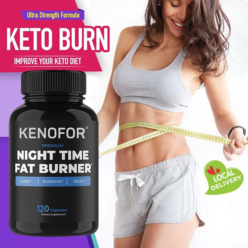 Kenofor เครื่องเผาผลาญไขมันตอนกลางคืน ช่วยในการนอนหลับ ระงับความอยากอาหาร สําหรับผู้ชาย และผู้หญิง