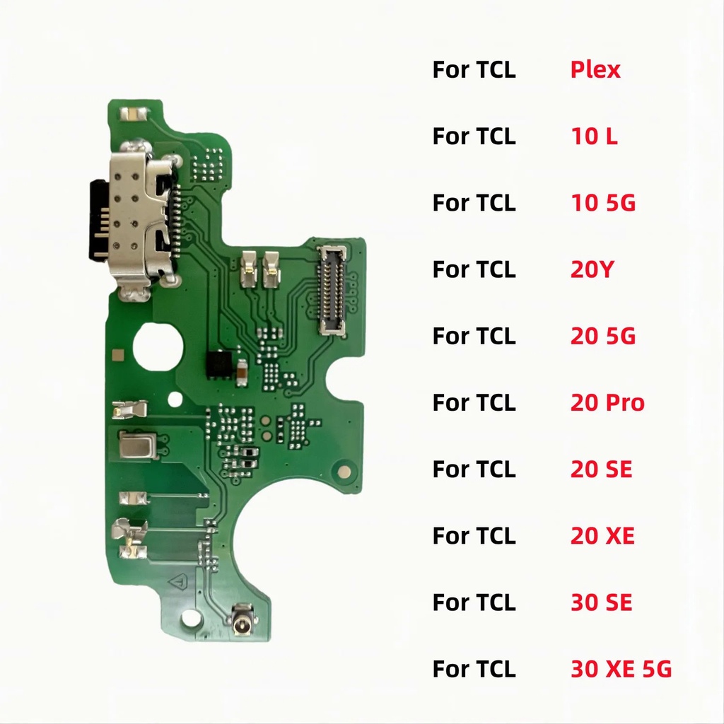 USB Charger Dock Connector พอร์ตชาร์จ Flex Cable สําหรับ TCL Plex 10L 10 20R 5G 20 30 Pro 40 SE XE 2
