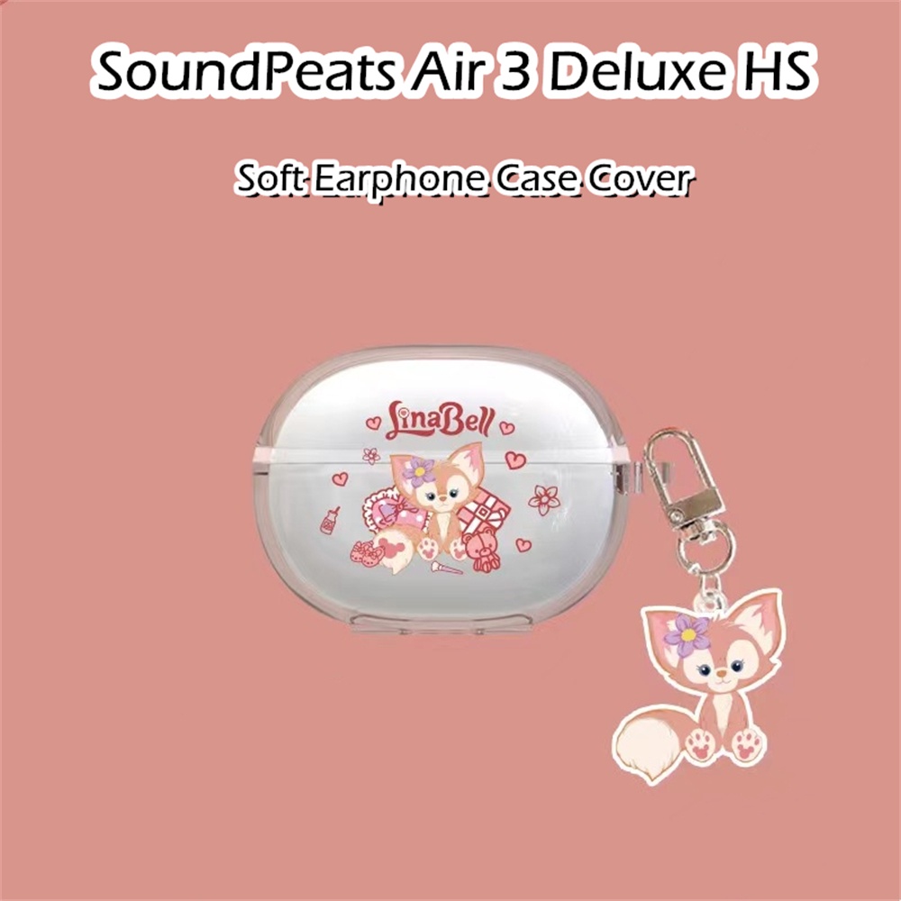Fast Shipment สําหรับ SoundPeats Air 3 Deluxe HS กรณีสไตล์ฤดูร้อนการ์ตูนซิลิโคนอ่อนนุ่มหูฟังกรณีปลอกฝาครอบ