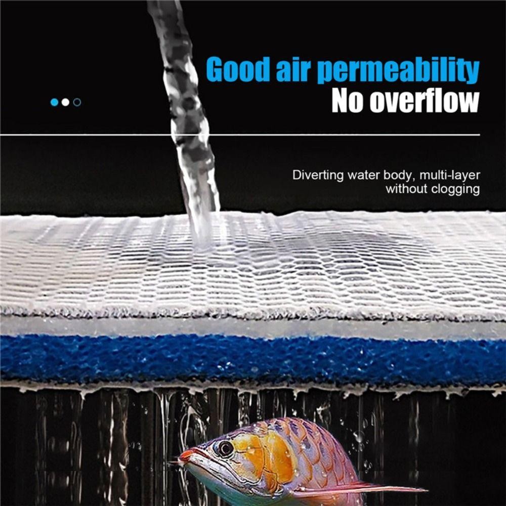 PTKFPT09 1 ชิ้นกรองชีวเคมี, 8 ชั้น 8D Aquarium กรองฟองน้ํา, High-Density Cotton Sponge Aquarium อุปกรณ์เสริม - รูปที่ 7