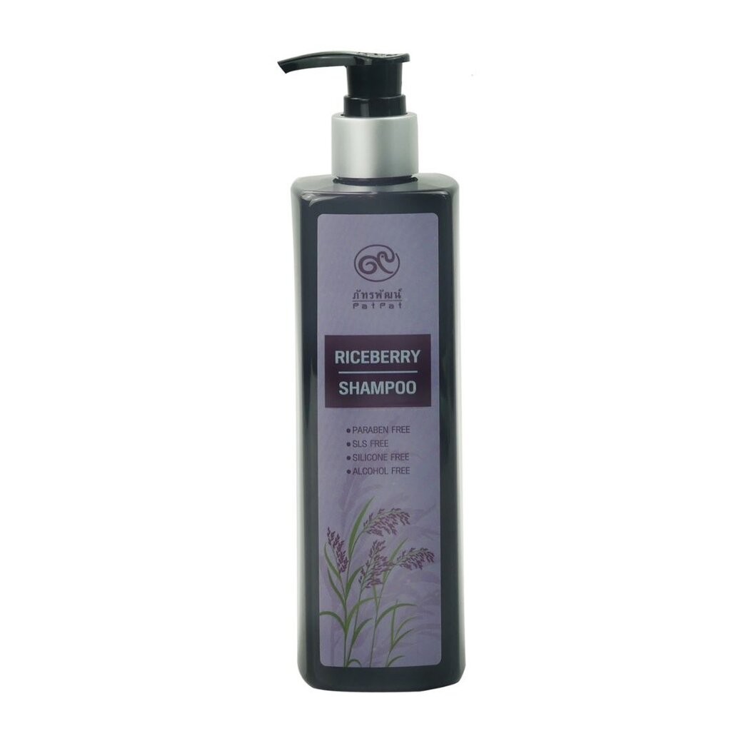 แชมพูและครีมบำรุงผม จากข้าวไรซ์เบอร์รี่ (Riceberry Hair Shampoo&Conditioner) 350 มิลลิลิตร