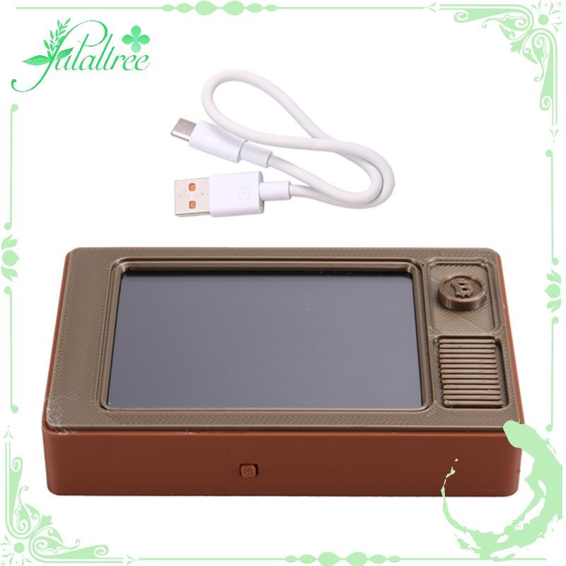 fulaltreeNerdminer V2 Miner พร้อมจอแสดงผล LCD 76KH/S Hash Rate BTC Lottery Miner Bitcoin Solo Miner 