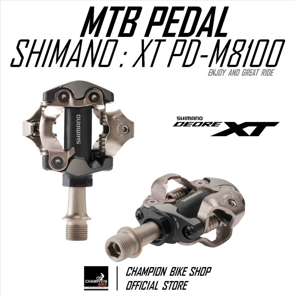 บันไดXT SHIMANO XT PD-M8100 MTB SPD PEDALS