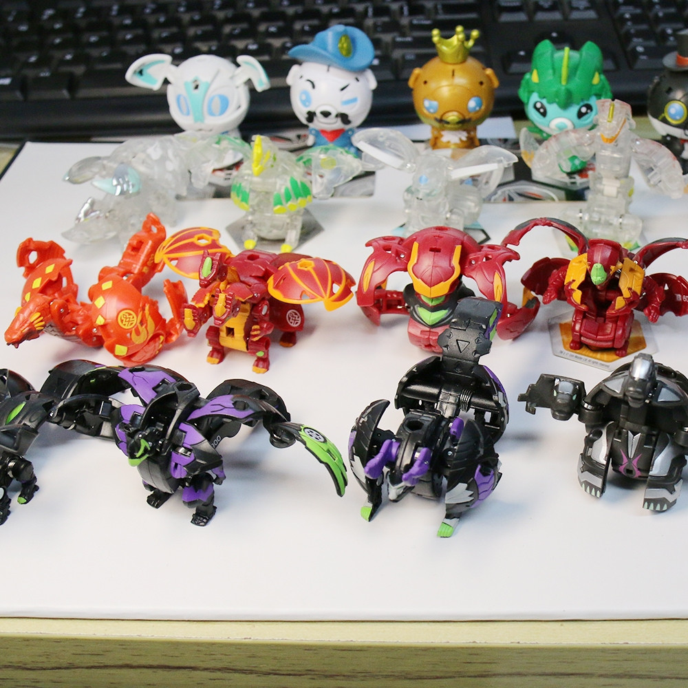 ต้นฉบับยี่ห้อใหม่ Bakugan Fighter Action รุ่นโปร่งใสสี Sega Bakugan Dragon Man NILLOUS Trox Pegtrix Hydranoid ไข่ Ball Ejection Deformed พร้อมประตูการ์ด Battle ของเล่น Chil