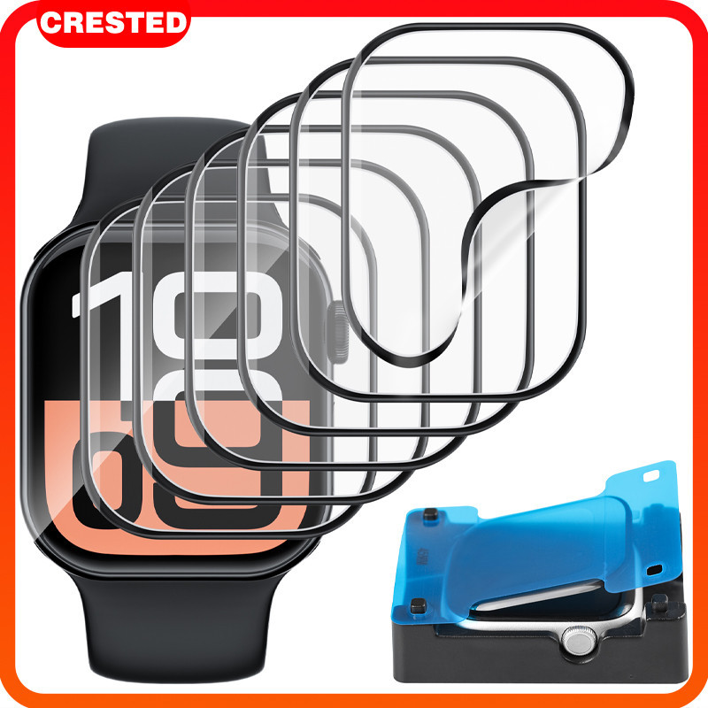 ฟิล์มกระจกนิรภัย / นิรภัยพร้อมเครื่องมือยึด for Apple Watch IWatch Ultra/SE 3 2 Series 11 10 9 8 7 6 49 46 42 45 มม. ราคา ถูกที่สุด ดีลบีเคเค รูปภาพหลัก