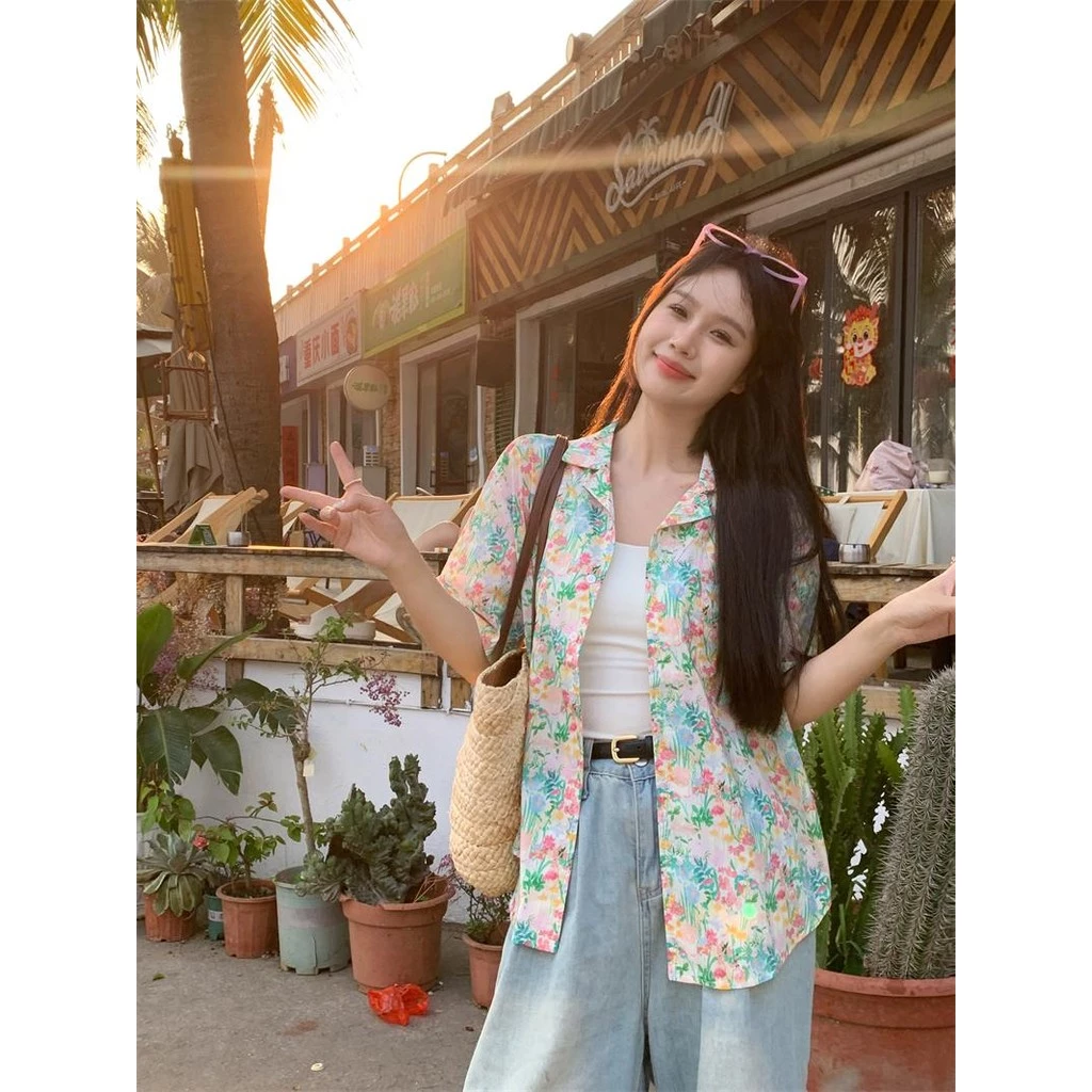mimi&didi เสื้อแขนสั้นลายดอกไม้ W374 thumbnail 3