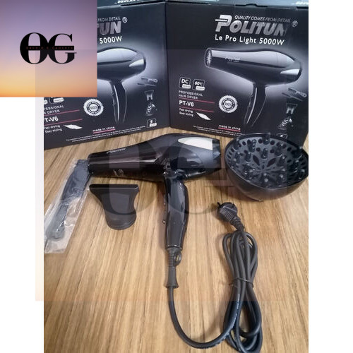 POLLITUN PT-V6 5000W ULTRA SHINE PROFESSIONAL HAIR DRYER สําหรับ SALON ออกแบบใหม่ห้างสรรพสินค้า
