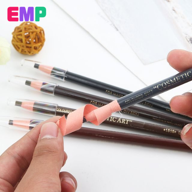 EMP ดินสอเขียนคิ้ว ติดทนนาน สีน้ำตาลเข้มธรรมชาติ กันน้ำ นสอเขียนคิ้ว กันน้ำ eyebrow ดินสอเขียนคิ้ว เครื่องสำอางสำหรับ