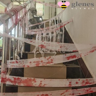 Glenes ผ้าพันแผลเลือดเสมือนจริง ขนาด 3 ซม. 8 ซม. สําหรับตกแต่งปาร์ตี้ฮาโลวีน DIY