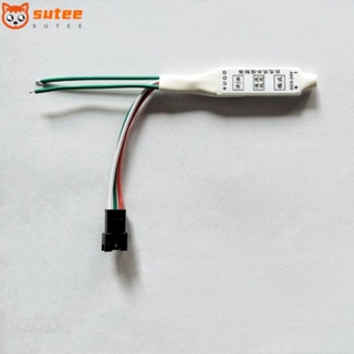 Sutee แผงควบคุมไฟ LED 3 คีย์ DC5V-24V ปรับได้ สําหรับ WS2811 WS2812