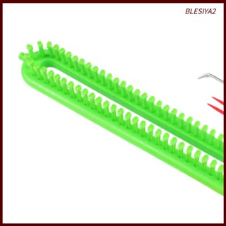 [Blesiya2] อุปกรณ์ถักผ้าพันคอ ทรงสี่เหลี่ยมผืนผ้า สําหรับผ้าพันคอ