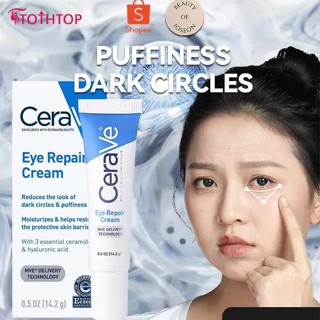 Cerave Eye Repair Cream สำหรับ Dark Circle &amp; Eyebags Remover ครีมกำจัดความหมองคล้ำ &amp; ริ้วรอย [TOP]