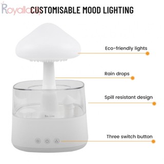 #ROYALLADY#Humidifier ขวดน้ํา USB เป็น C Type Power 30~50dB ความจุ 450 มล. 5v 2A สีขาว