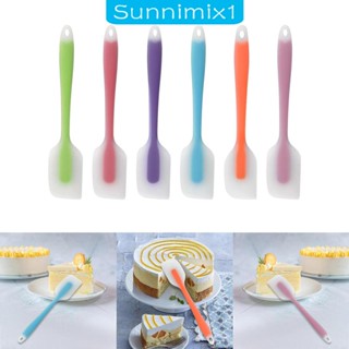 [Sunnimix1] ไม้พายซิลิโคน ทนความร้อน อเนกประสงค์ พร้อมรูแขวน สําหรับห้องครัว