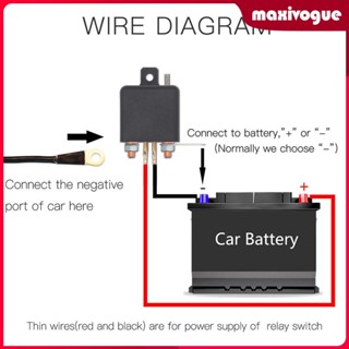 [Maxivogue] สวิตช์ตัดการเชื่อมต่อแบตเตอรี่ 12V 200A สําหรับรถบรรทุก RV