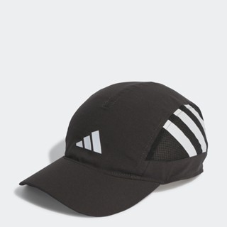 adidas เทรนนิง หมวกแก๊ปทรง 3-Panel สำหรับซ้อมวิ่ง HEAT.RDY Unisex สีดำ HT2032