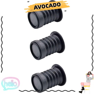 Avocarr 3 ชิ้น ซักผ้า|บล็อกน้ํา ซิลิโคน สีดํา แบบเปลี่ยน สําหรับห้องน้ํา