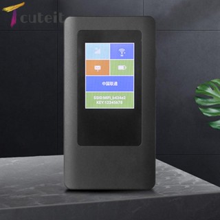 Tcuteit เราเตอร์ไวไฟ 6 5G 4000mAh ไร้สาย ครอบคลุม 5G แบบพกพา