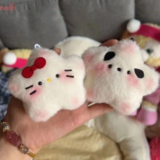 Nedfs พวงกุญแจตุ๊กตา รูปการ์ตูนสุนัข แมว KT แบบบีบได้ นิ่ม Diy ของขวัญสําหรับเด็กผู้หญิง