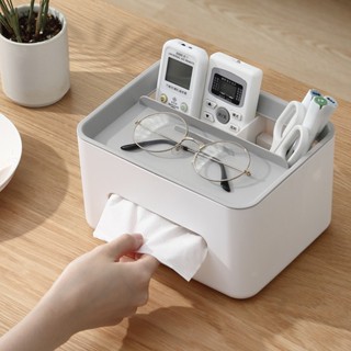 กล่องใส่กระดาษทิชชูรีโมทคอนโทรลแบบตั้งโต๊ะสำหรับเครื่องสำอาง…