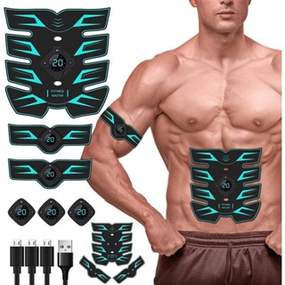 Intelligent Fitness Equipment EMS Abdominal Muscle Patch Lazy Person Abdominal Fitness Equipment Eight Abdominal Patch Rectus Muscle Separation and Repair Equipment