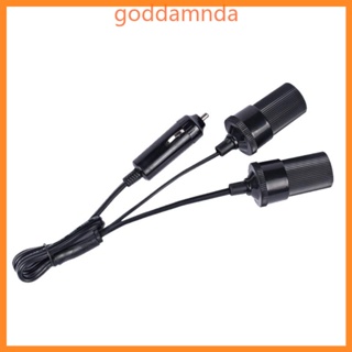 Godd อะแดปเตอร์ซ็อกเก็ตชาร์จ แยก 2 ทาง 1 เป็น 2 12v 24v 2 ทาง กันน้ํา พร้อมสายเคเบิล สําหรับรถยนต์