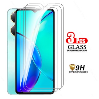 3Pcs For Vivo Y27 4G Glass Screen Protector Vovi Vavo Y35+ Y35 Plus 5G VivoY27 VivoY35 Y 27 Full Cover Protective Tempered Glass