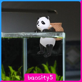 [Baosity5] รูปปั้นแพนด้าน่ารัก สําหรับแขวนตกแต่งตู้ปลา สนามหญ้า รั้ว