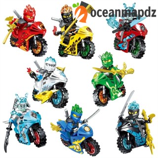 Oceanmapdz โมเดลฟิกเกอร์ อนิเมะ Ninja Jay Zane Kai Nya Ninja ขนาดเล็ก ของเล่นสําหรับเด็ก