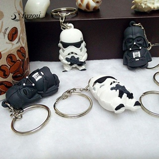 Fuzou พวงกุญแจฟิกเกอร์ PVC รูปอนิเมะ Star Wars น่ารัก ของขวัญสําหรับเด็ก