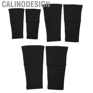 Calinodesign Shin Guard Sleeves  Perfect Fit 1 Pair Socks for Sports