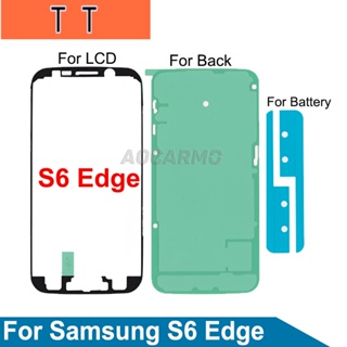  ชุดสติกเกอร์หน้าจอ LCD แบตเตอรี่ แบบเปลี่ยน สําหรับ Samsung S6 Edge