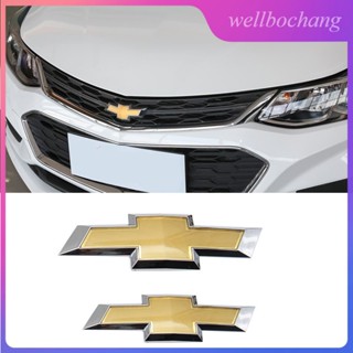 สติกเกอร์ตราสัญลักษณ์ 3D ด้านหน้า และด้านหลัง สําหรับ 2009-2014 Chevrolet Cruze