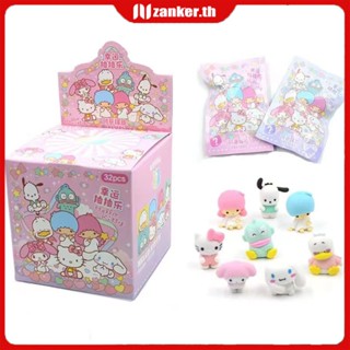 【พร้อมส่ง】 Sanrio Random Eraser Crayon Shin-chan Pokemon Cute Figure Doll Erasers Student Stationery