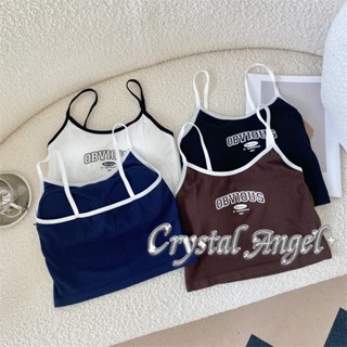 Crystal เสื้อยืดผู้หญิง สะดวกสบาย และทันสมัย 36Z230907