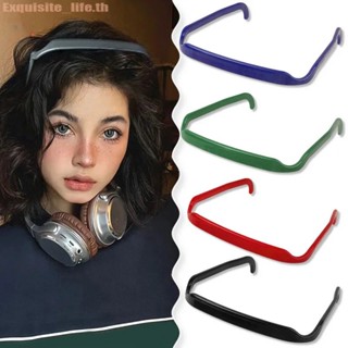 Curly Thick Headwear Accessories Large Fashion Style Hairstyle Fixing Tool Hair Headband Hair Band Invisible Hair Hoop Square