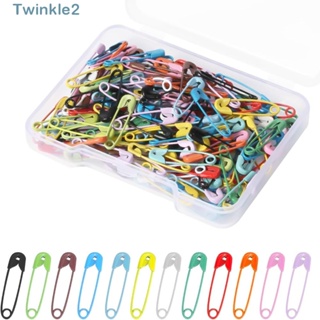 Twinkle หมุดโลหะ ขนาดเล็ก 19 มม. ปลอดภัย คละสี สําหรับทําเครื่องประดับ เสื้อผ้า 250 ชิ้น