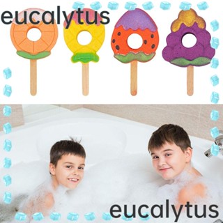 Eucalytus1 บาธบอมบ์ ฟองสบู่อาบน้ํา รูปลูกบอลเกลือน่ารัก ให้ความชุ่มชื้น เรียบลื่น กลิ่นหอม เป็นมิตรกับผิว