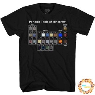 เสื้อยืดคอกลม แขนสั้น ผ้าฝ้าย 100% พิมพ์ลายเกม minecraft พลัสไซซ์ สําหรับผู้ชาย