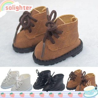 SOLIGHTER Solighter รองเท้าบูทแฟชั่น 20 ซม. 3 สี สําหรับตุ๊กตา 1/12