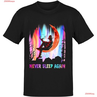 เสื้อยืดสีพื้นไซส์ใหญ่ Halloween Never Sleep Again Colorful Halloween 2022 Fred-Dy Shirt, Halloween Fri