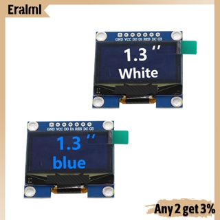 Eralml โมดูลชิปหน้าจอ Oled 7-pin Gnd 128x64 1106 1.3 นิ้ว