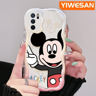 เคสโทรศัพท์มือถือ ซิลิโคนนุ่ม ใส ลายการ์ตูนมิกกี้เมาส์น่ารัก สีสันสดใส สําหรับ OPPO A16 A16s A54s A54 A55