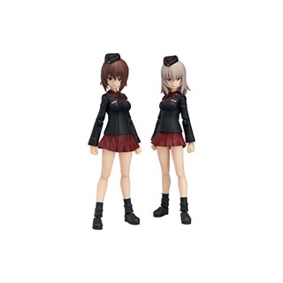 Figma Girls Und Panzer: The Movie - Maho Nishizumi &amp; Erika Itsumi Set - ฟิกเกอร์ Abs &amp; Pvc ไม่มีสเกล