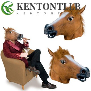 Kentontllb BoJack Horseman Head Cover Creative Simulated Horse Mask Trick Toy Masquerade Prop Animal Costume Props