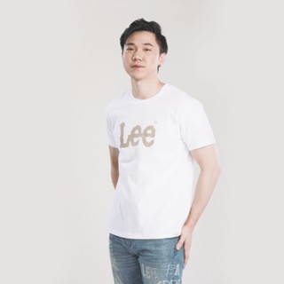 LEE เสื้อยืดแขนสั้นผู้ชาย คอลเลคชั่น Iconic Logo รุ่น LE F123MTSSN14 สีขาว