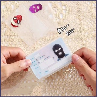 Ye เคสใส ลายแบทแมน สไปเดอร์แมน กันแม่เหล็ก สําหรับใส่บัตรประชาชน