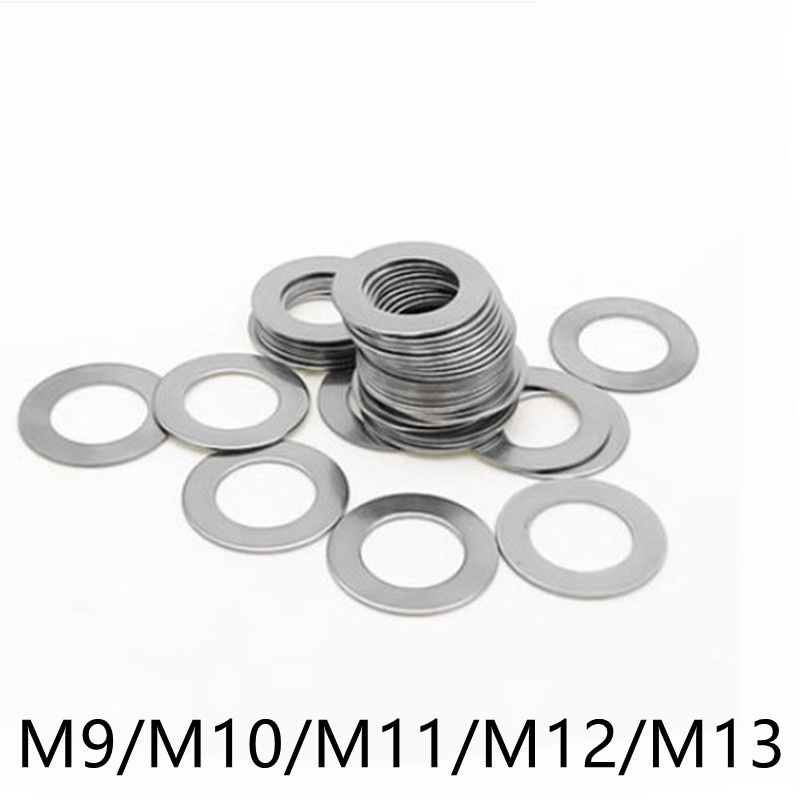 20 Buah M9 M10 M11 M12 M13 Pencuci Datar Baja Tahan Karat Gasket Ultra Tipis Shim