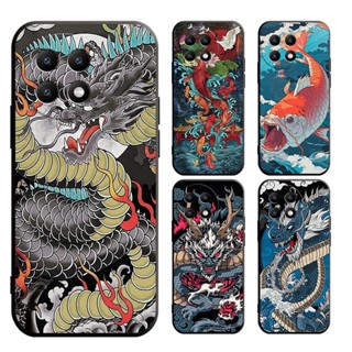 OnePlus Nord 100 Nord CE 3 5g CE 2 2lite 1+11 เคสโทรศัพท์มือถือ แบบนิ่ม พิมพ์ลายมังกรจีน Divine Beast dragon สําหรับ